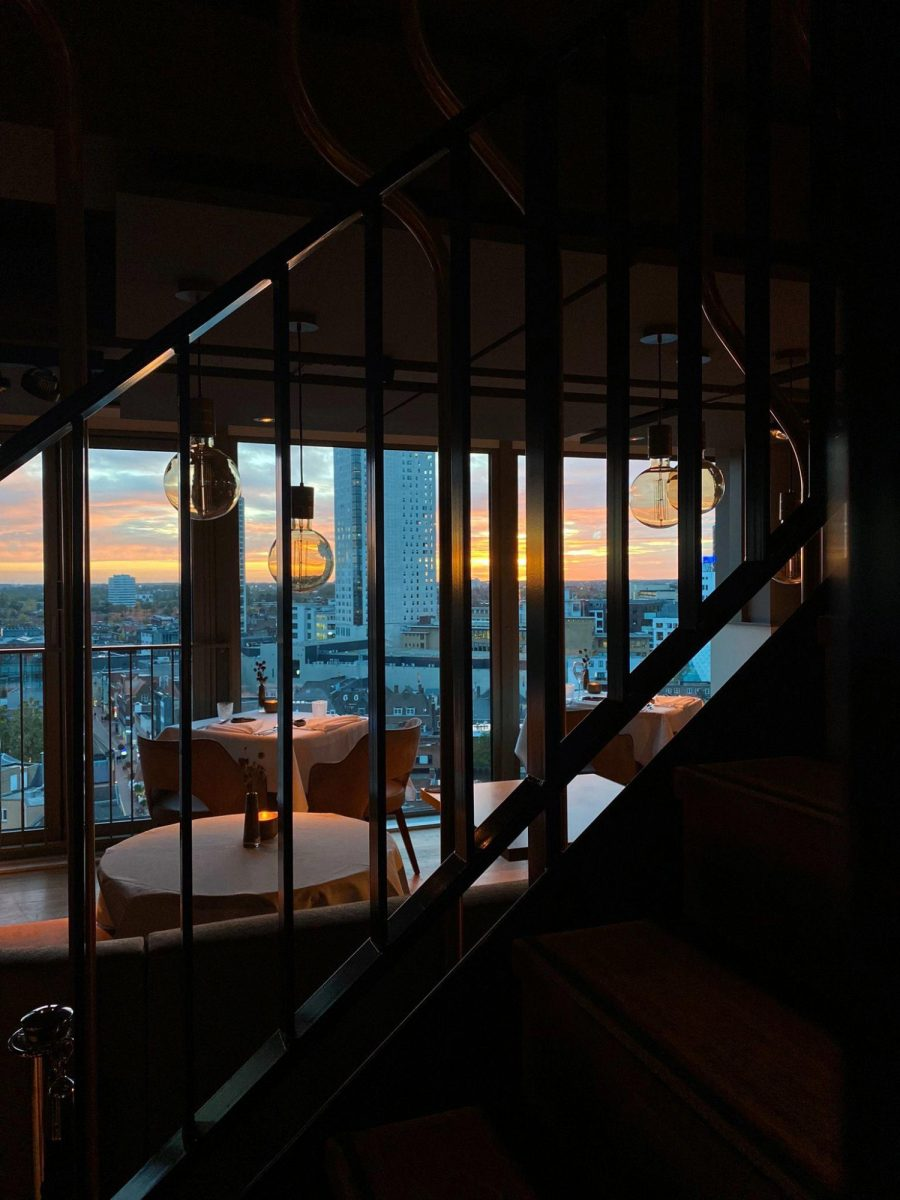 Vane skybar zonsondergang